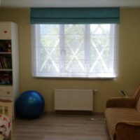 Римська штора Блекаут Перфект Аква 4