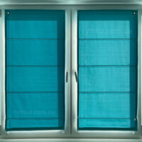 Римська штора Блекаут Перфект Аква 5