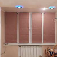 Римська штора Блекаут-Перфект Пудровий 4