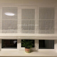 Римська штора Тюль Скрін кремовий-1