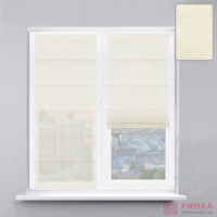 Римська штора Тюль-Льон Шампань на вікно