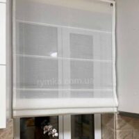 Тюль Льон Білосніжний